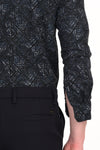 Premium Stretch Cotton Textured Printed Shirt
