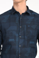 Premium Textured Printed Shirt