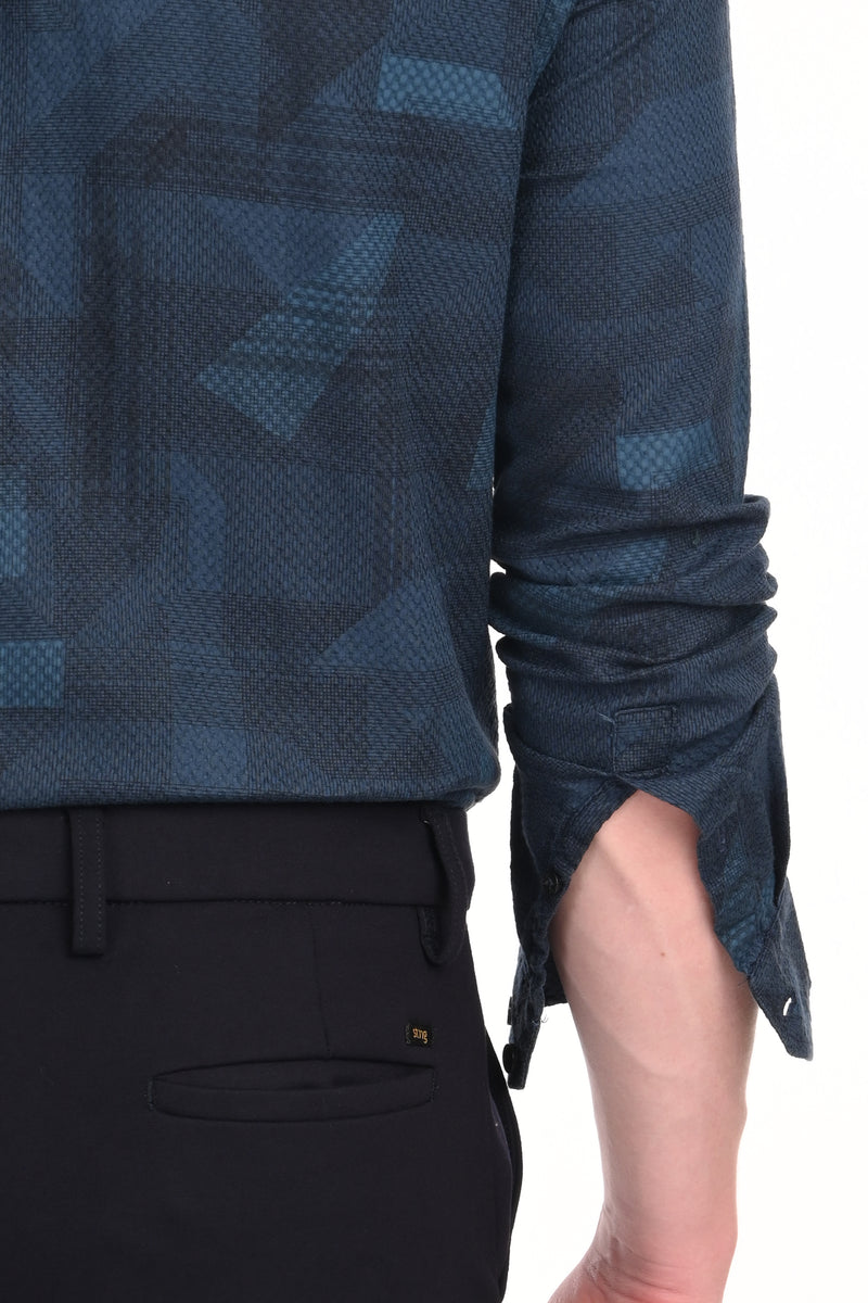 Premium Textured Printed Shirt