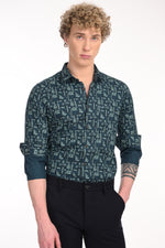 Premium Textured Printed Shirt