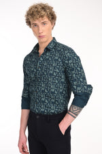 Premium Textured Printed Shirt