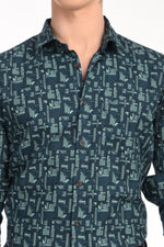 Premium Textured Printed Shirt