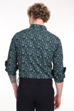 Premium Textured Printed Shirt