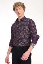 Premium Textured Printed Shirt