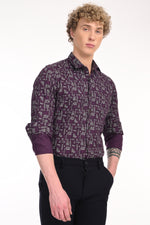 Premium Textured Printed Shirt