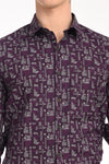 Premium Textured Printed Shirt