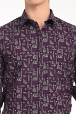 Premium Textured Printed Shirt