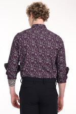 Premium Textured Printed Shirt