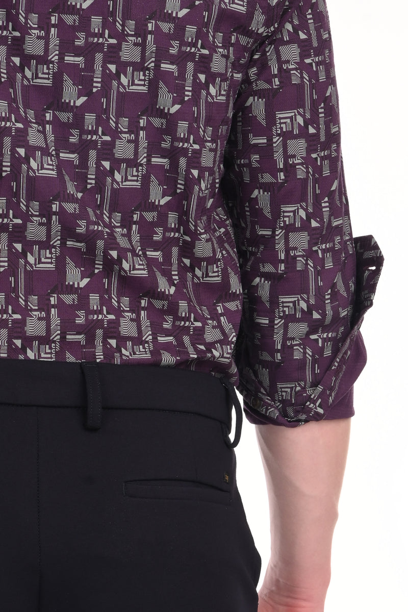 Premium Textured Printed Shirt
