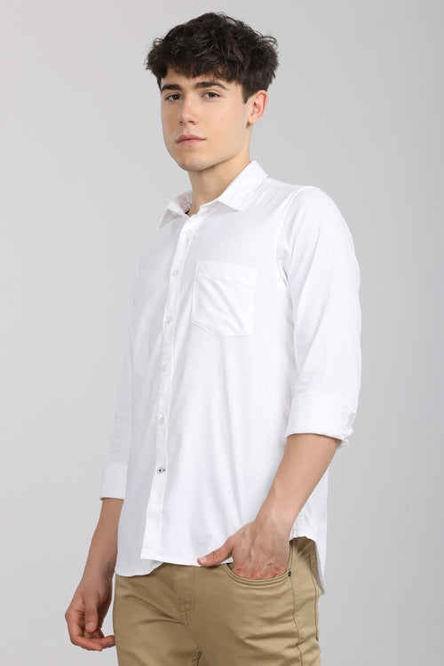 Premium Stretch Cotton Slim Fit Shirt