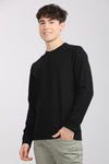 Jet Black Essential Sweatshirt