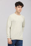 Ecru Weekend Textured Sweatshirt