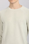 Ecru Weekend Textured Sweatshirt