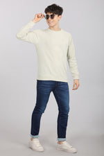 Ecru Weekend Textured Sweatshirt