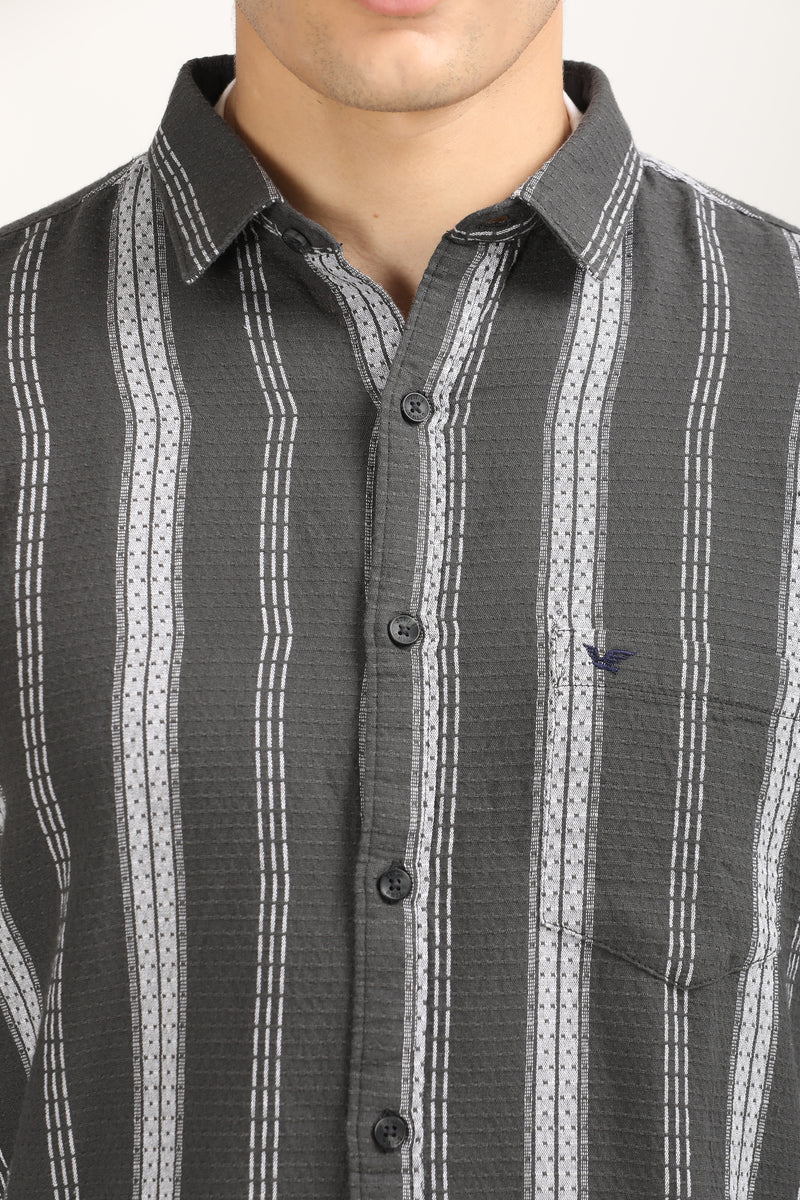 Elevated Superfine Cotton Stripe Shirt