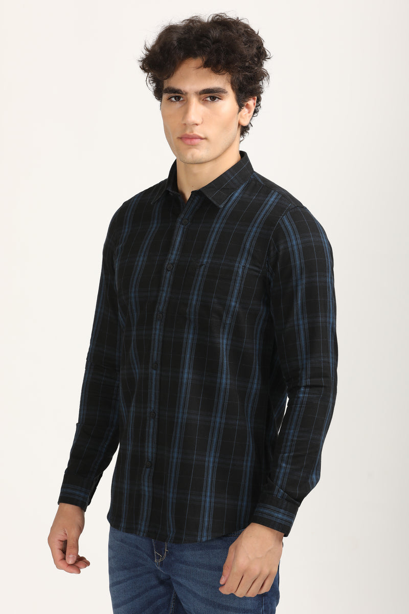 Smart Textured Premium Cotton Shirt