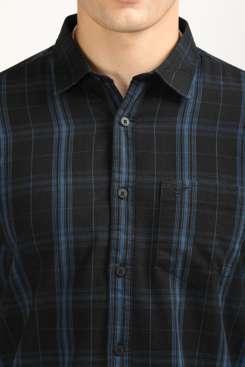 Smart Textured Premium Cotton Shirt