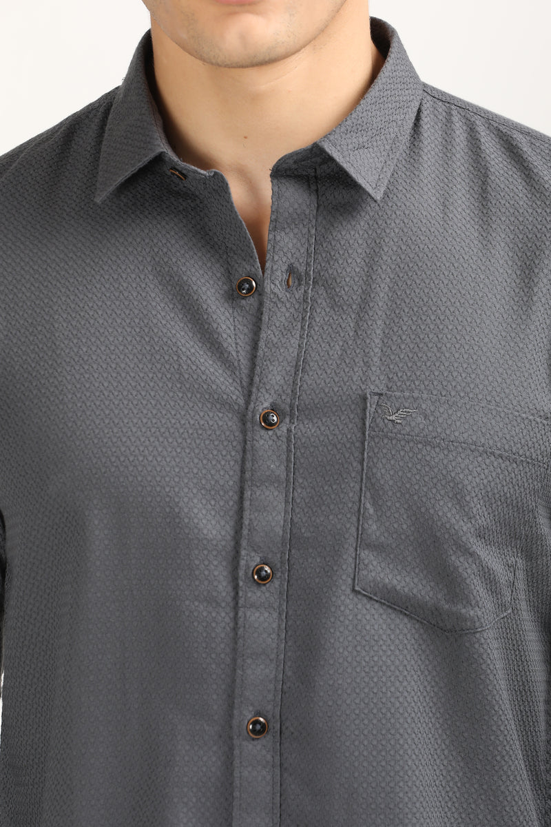 Premium Cotton Slim Fit Solid Shirt