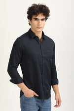 Premium Cotton Slim Fit Solid Shirt