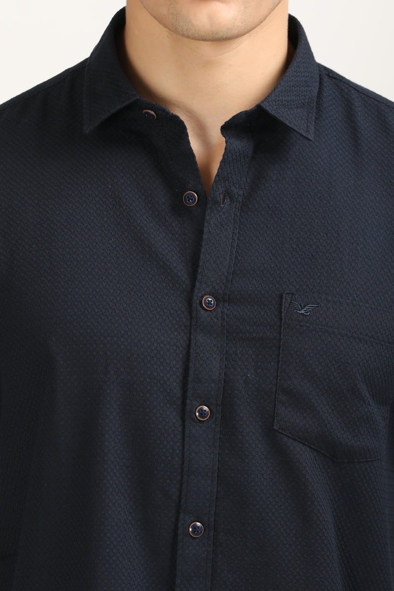 Premium Cotton Slim Fit Solid Shirt