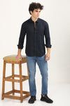 Premium Cotton Slim Fit Solid Shirt