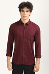 Premium Cotton Slim Fit Solid Shirt