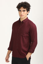 Premium Cotton Slim Fit Solid Shirt