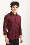 Premium Cotton Slim Fit Solid Shirt