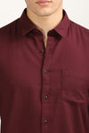 Premium Cotton Slim Fit Solid Shirt