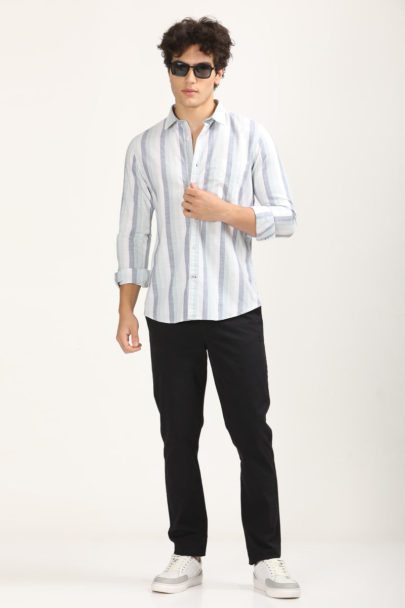 Smart Casual Stripe Shirt