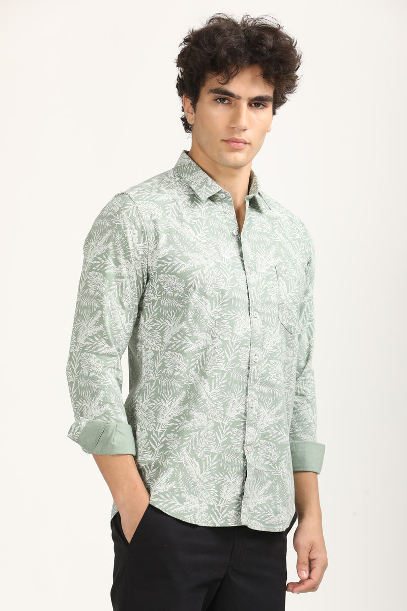 Weekend Tropical Printed Shirt