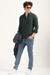 Premium Cotton Slim Fit Solid Shirt