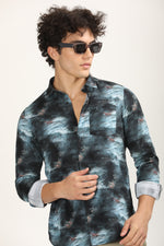 Weekend Digital Multicolor Printed Shirt