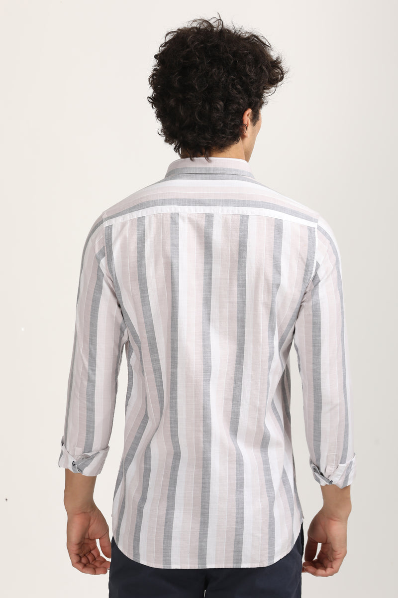 Smart Casual Stripe Shirt