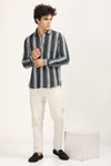 Premium Cotton Textured Stripe Shirt