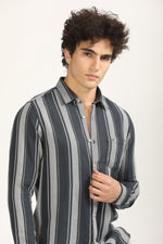 Premium Cotton Textured Stripe Shirt