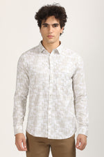 Smart Casual Premium Cotton Printed Shirt