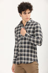 Smart Casual Check Slim Fit Shirt