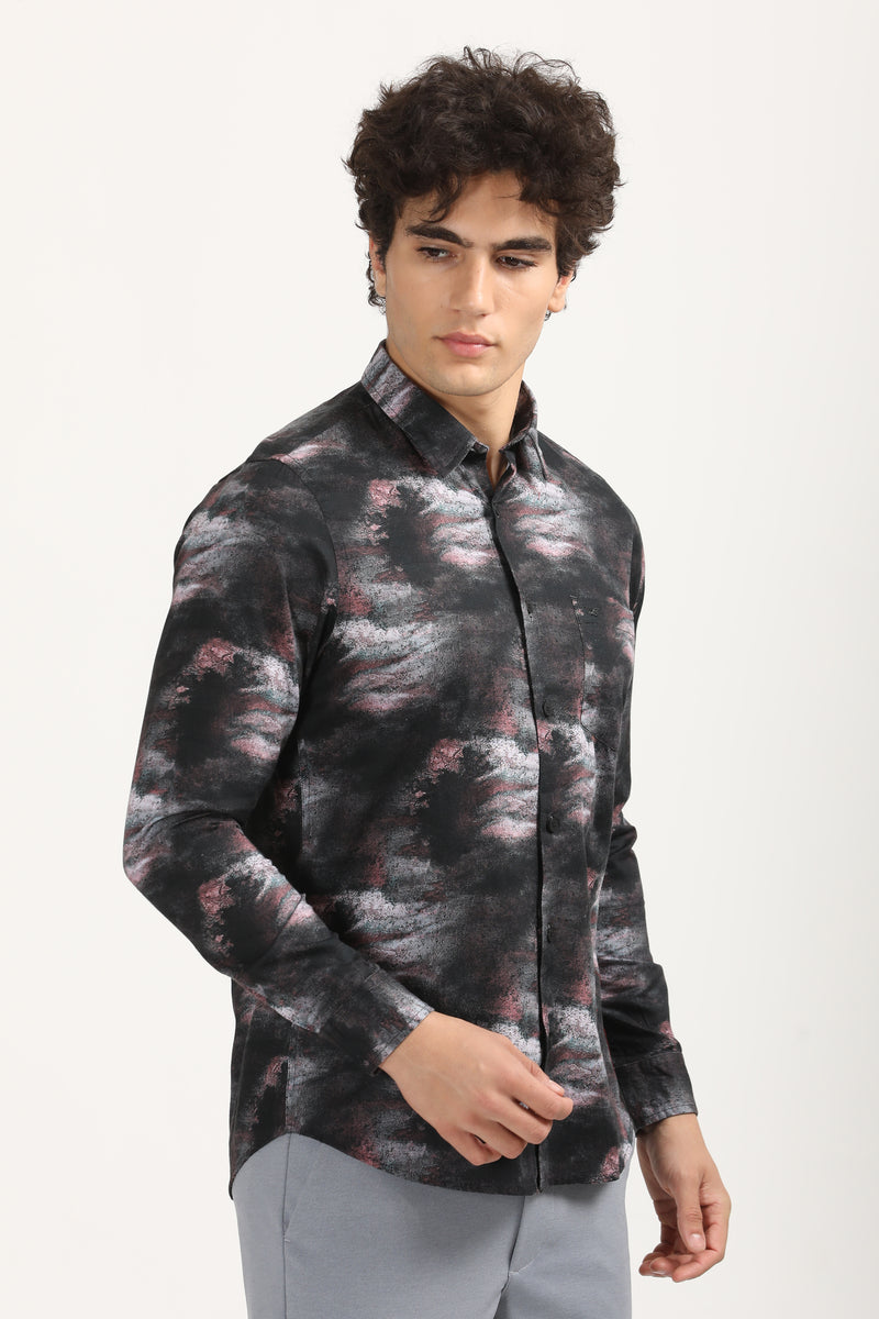 Weekend Digital Multicolor Printed Shirt