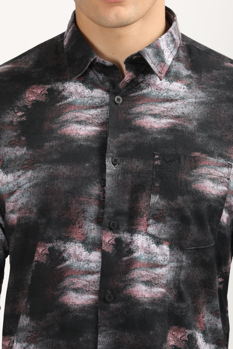 Weekend Digital Multicolor Printed Shirt