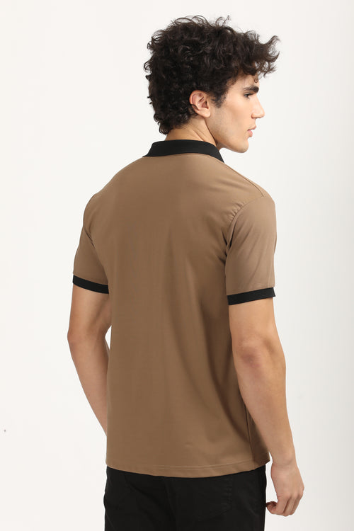 Zip-Up Smart Polo