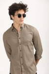 Premium Cotton Slim Fit Solid Shirt