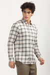 Smart Casual Check Slim Fit Shirt