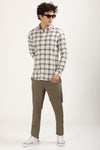 Smart Casual Check Slim Fit Shirt