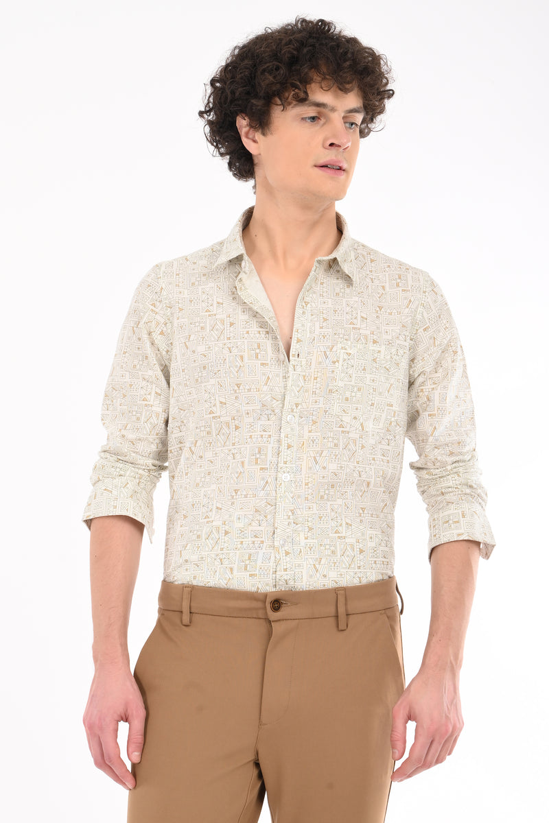 Oxford Printed Shirt