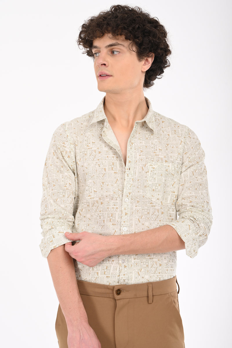 Oxford Printed Shirt