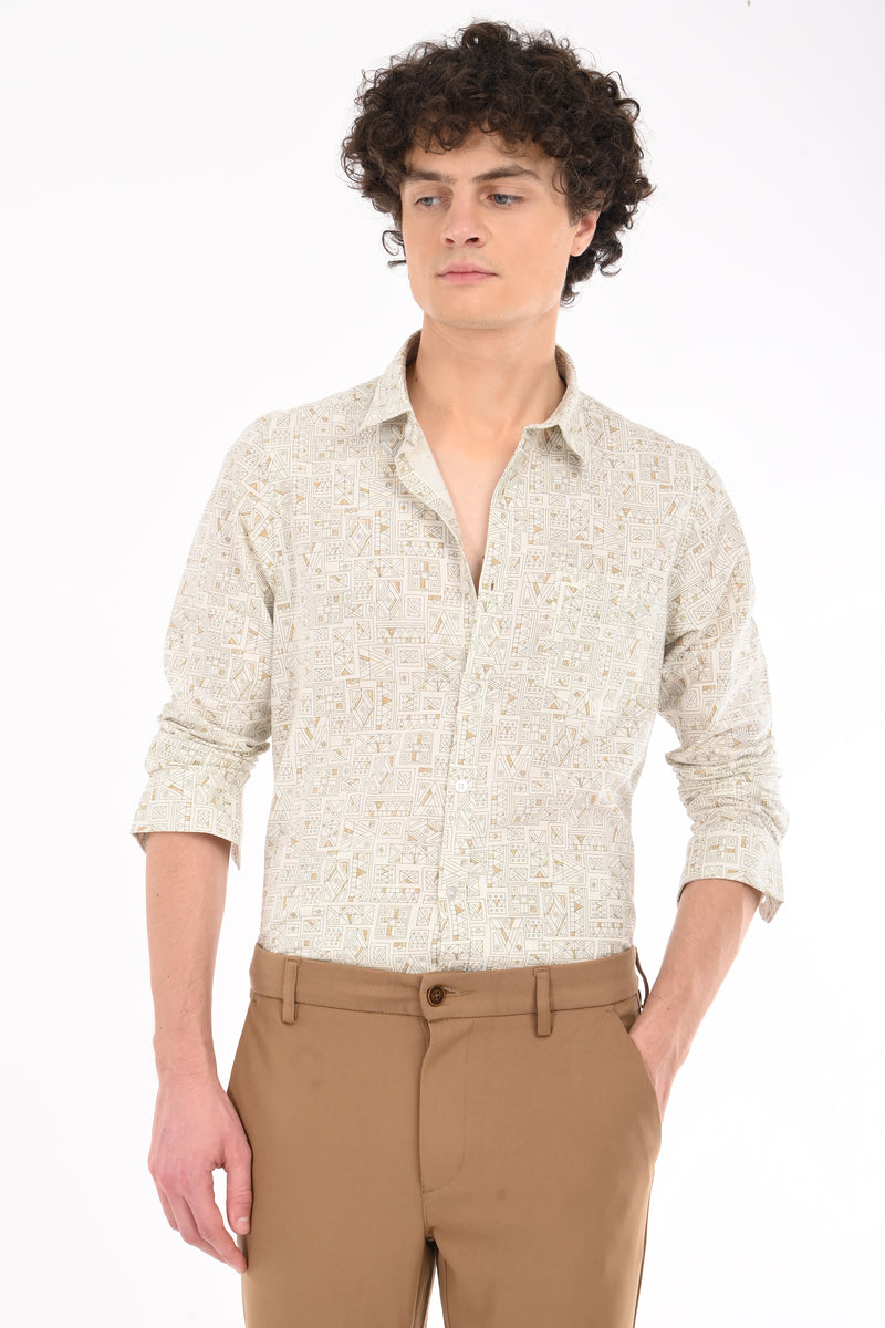 Oxford Printed Shirt