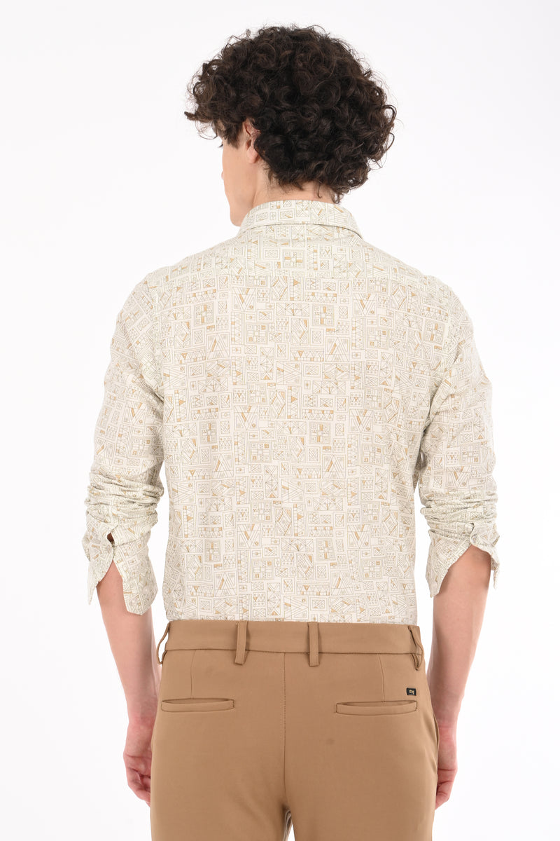 Oxford Printed Shirt