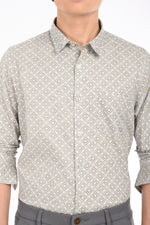 Premium Giza Satin Printed Shirt