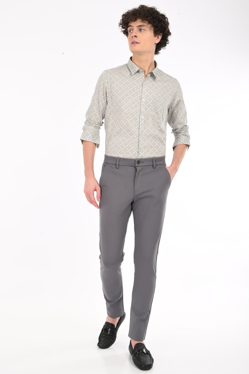 Premium Giza Satin Printed Shirt